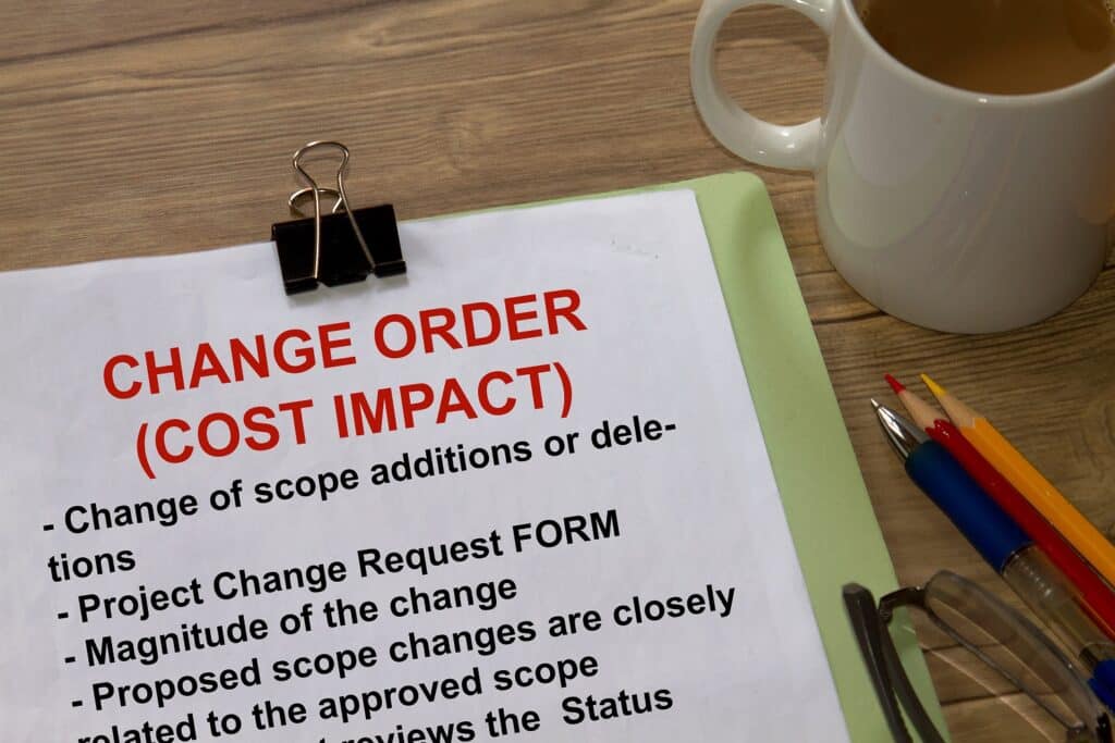 Change Order Cost Impact
