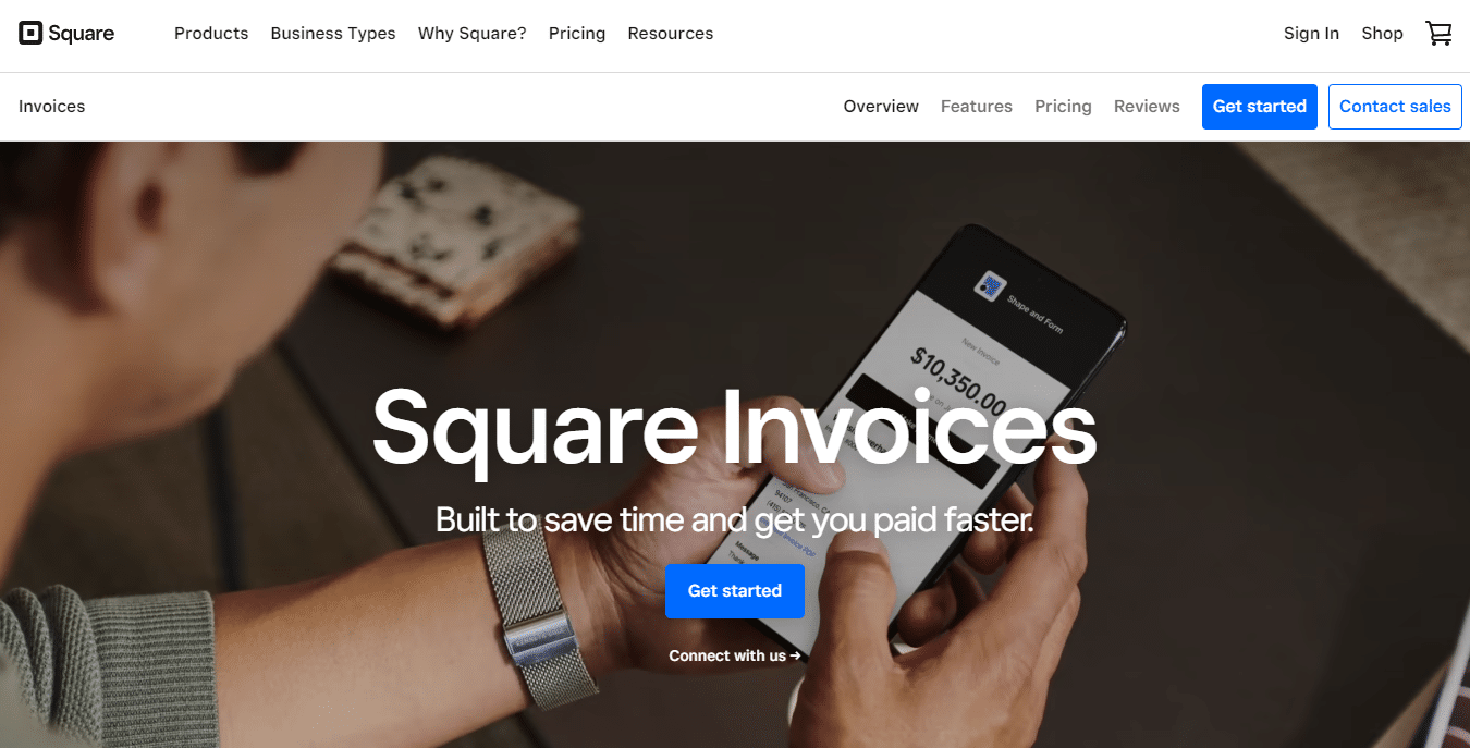 Square Invoices Website